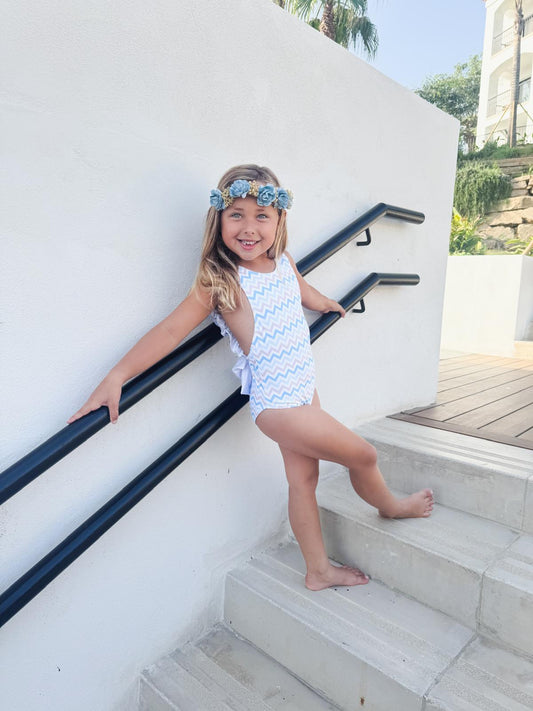 Swimsuit Love Blue - Petite Zara