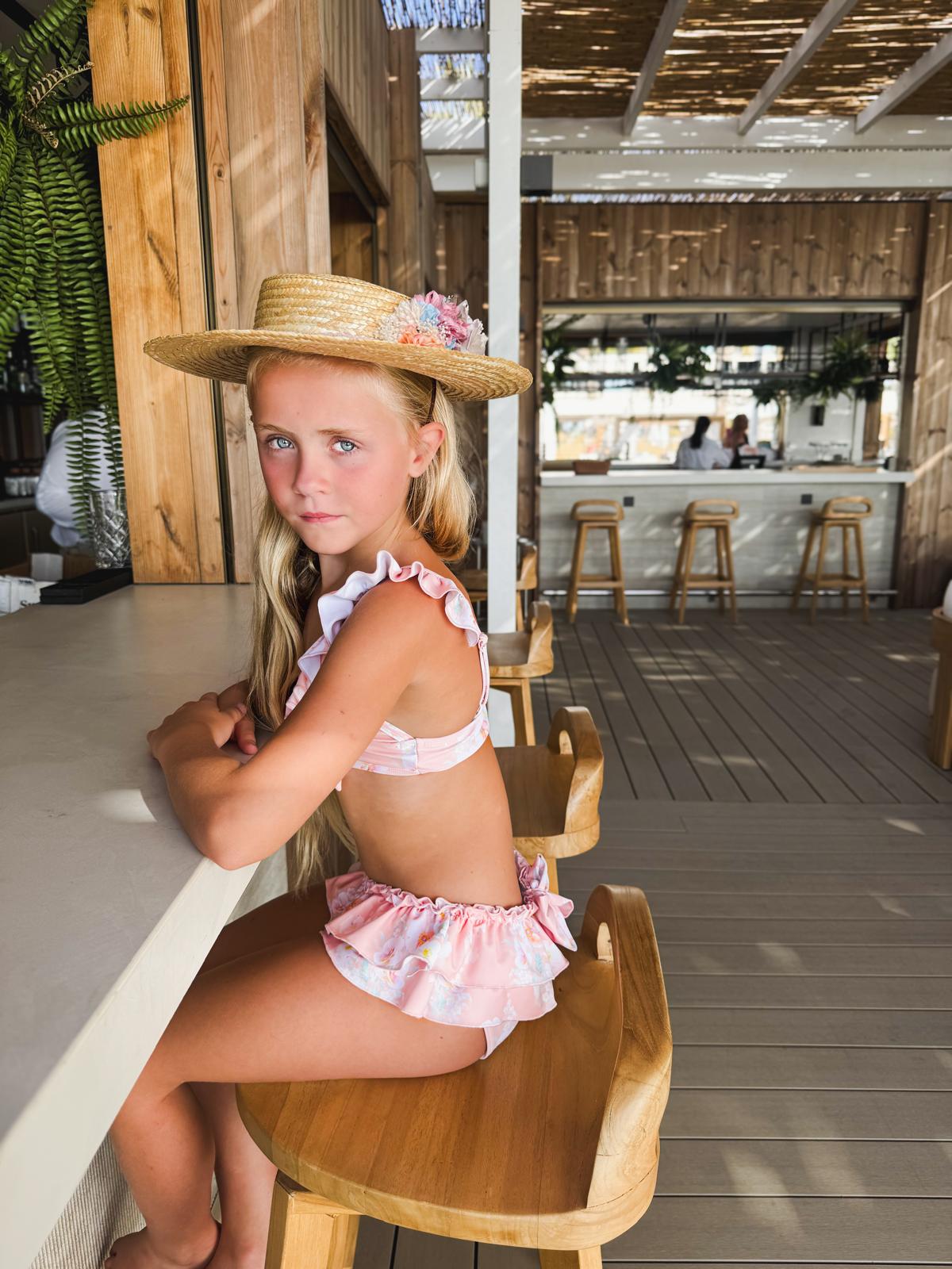 Bikini Flower Orange - Petite Zara