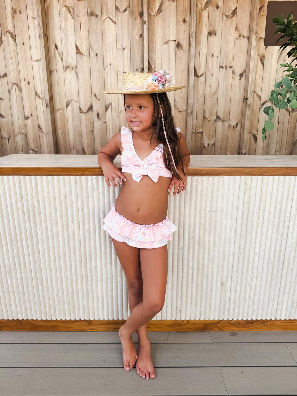 Bikini Flower Orange - Petite Zara