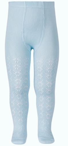 Condor Tights Openwork - Baby Blue