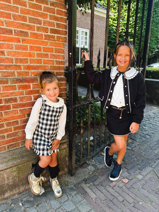 Jacket Black White - Abel & Lula