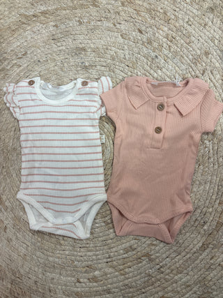 Rompers 2 Pack Nude - Mayoral