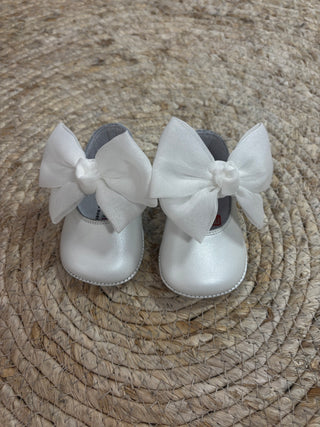 Baby White Bow - Andanines