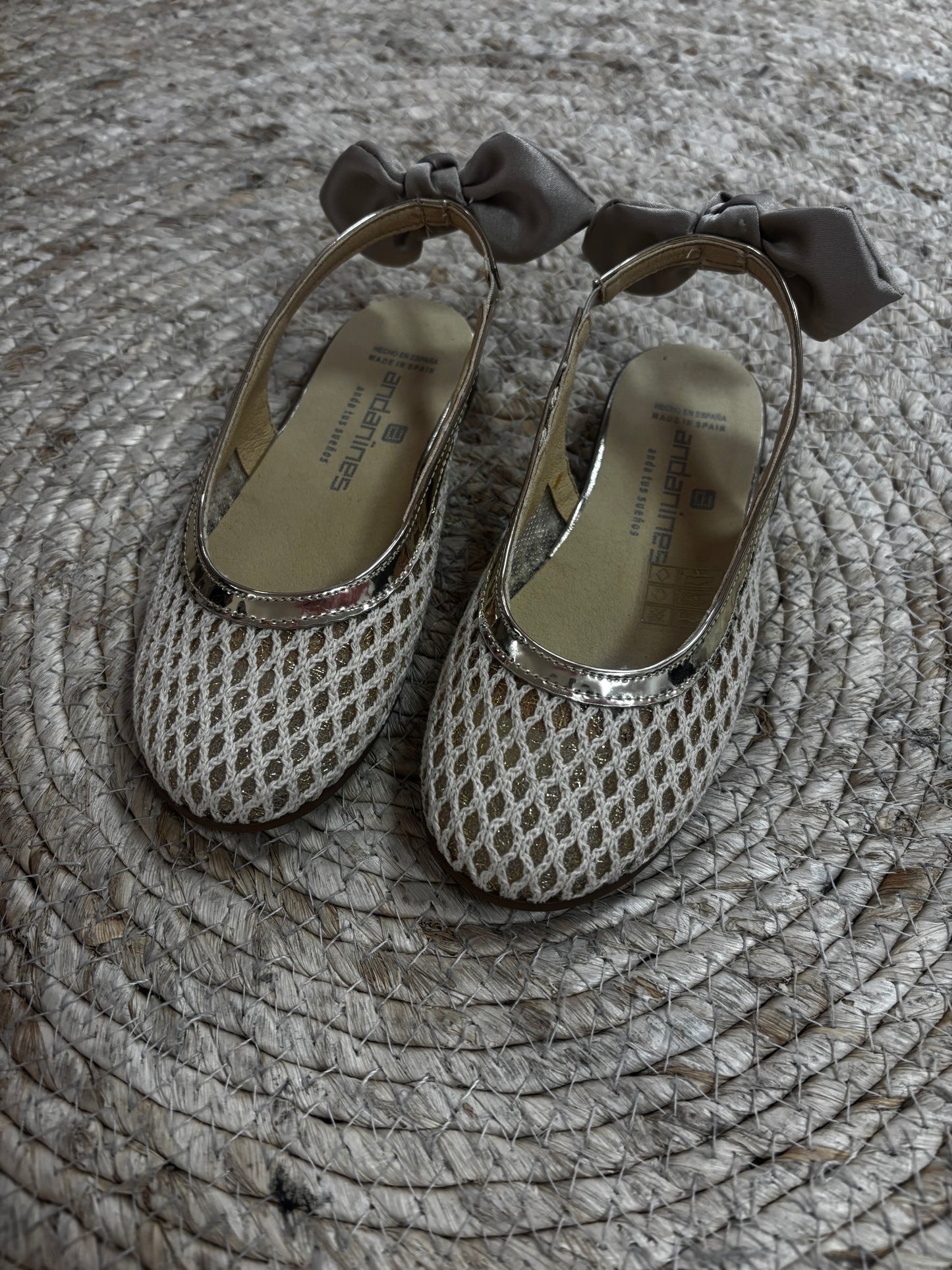 Ballerina Bow Back Gold - Andanines