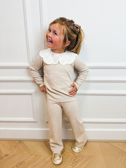 Set Flared Beige - Laivicar