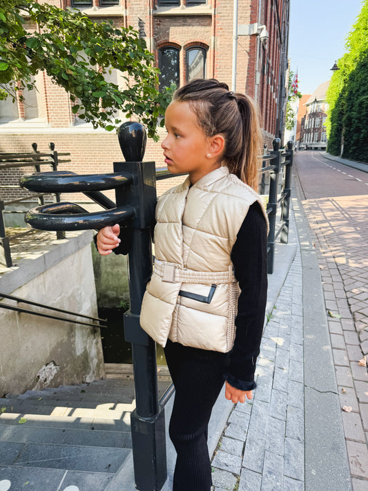 Vest Padded Brown - Abel & Lula