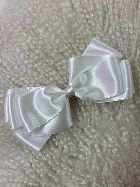 Butterfly Bow Large White - Petite Zara