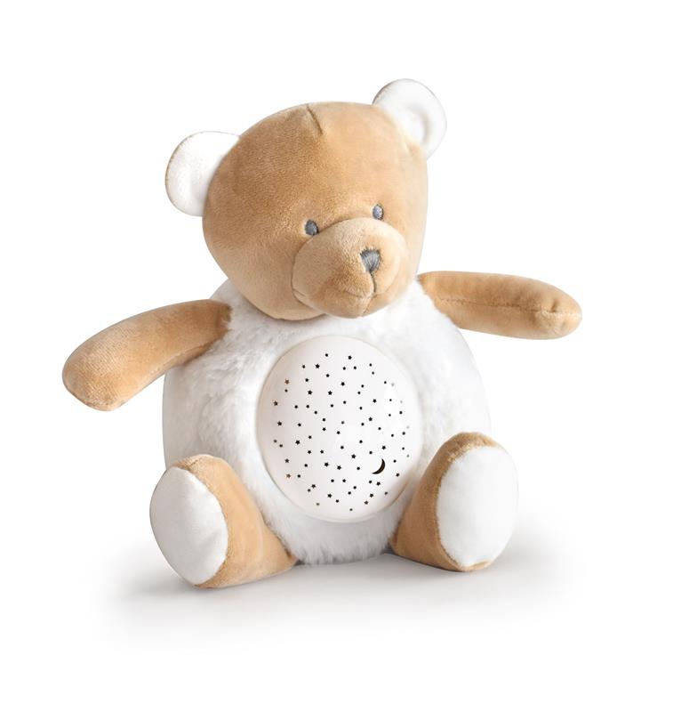 Music And Light Bear White - Doudou