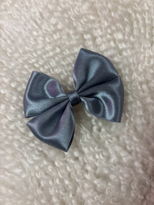 Butterfly Bow Small Grey - Petite Zara