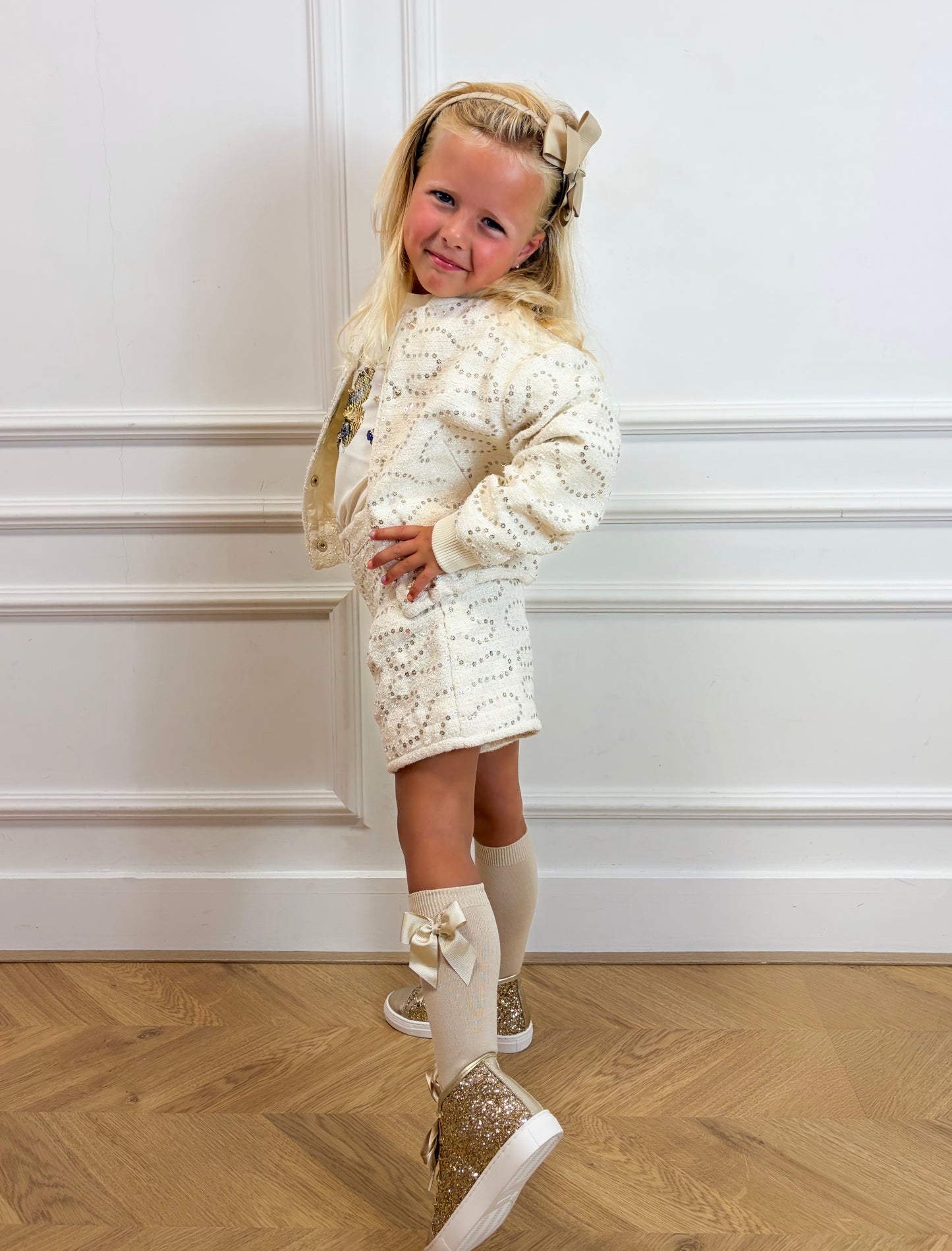 Jasje Ivory Sparkle Meisjes - Billieblush