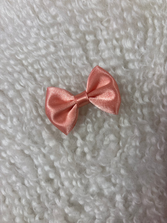 Butterfly Bow Mini Peach - Petite Zara