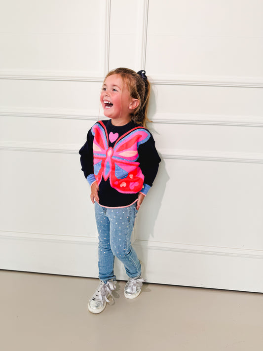 Sweater Butterfly - Billie Blush