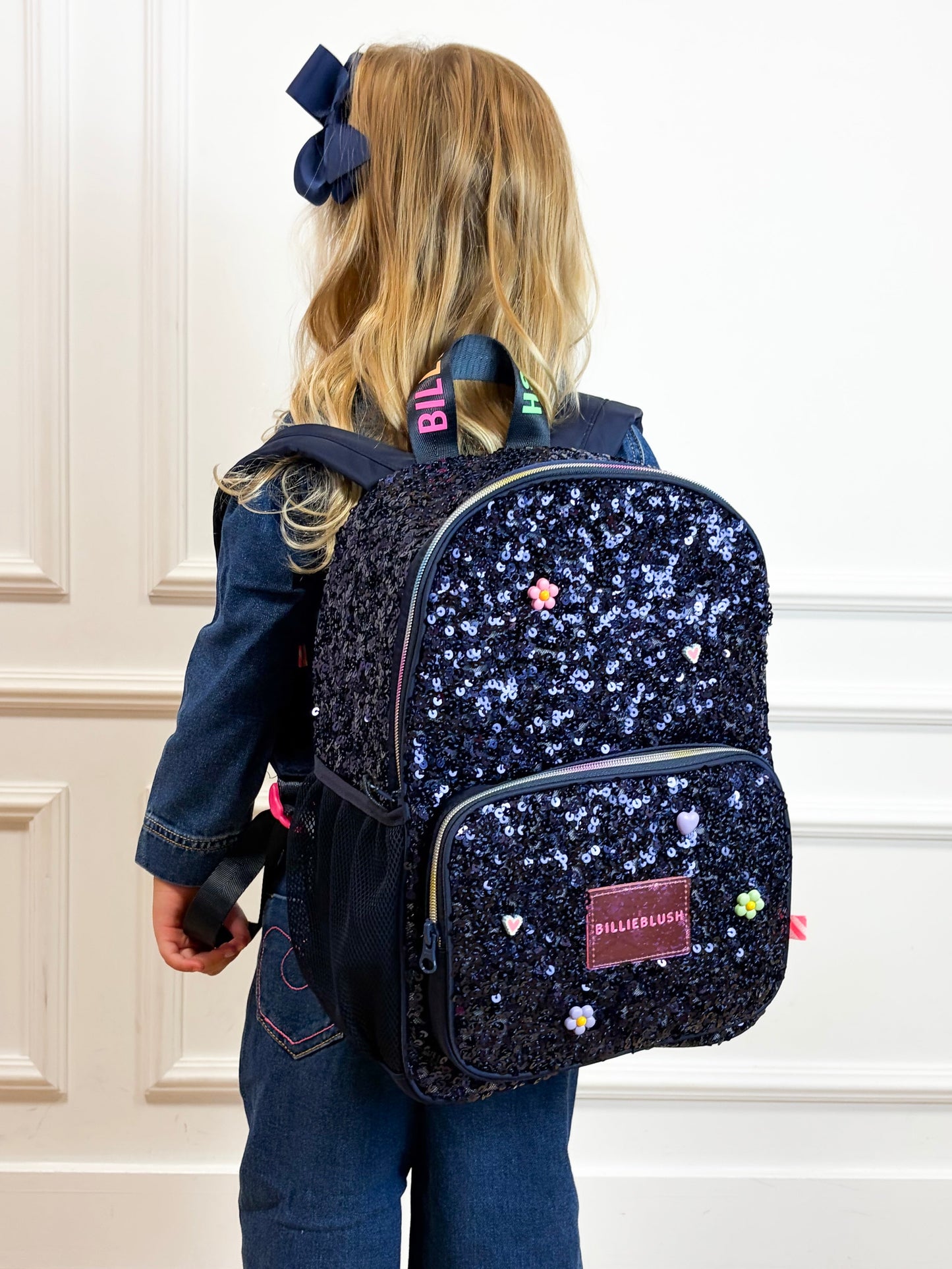 Rugzak Glitter Navy - Billieblush