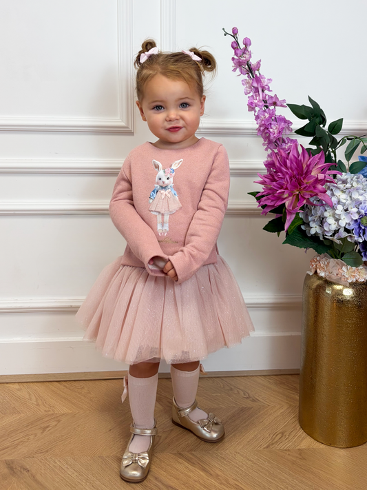 Jurk Meisjes Glitter Roos - Lapinhouse