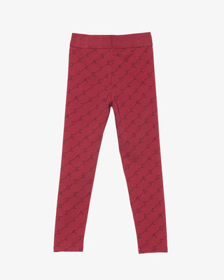 Legging Logo Rood - StellaMcCartney