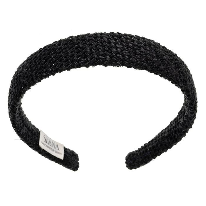 Diadeem Plana Black - Siena