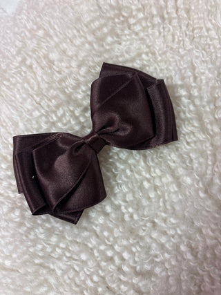 Butterfly Bow Medium Brown - Petite Zara