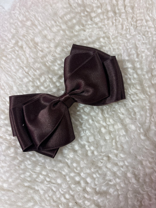 Butterfly Bow Medium Brown - Petite Zara
