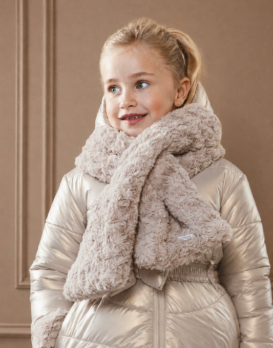 Zachte Sjaal Meisjes Bruin - Le Chic