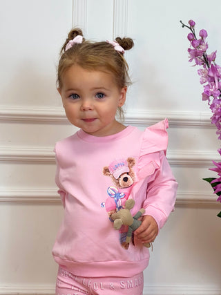 Set Meisjes Beer Roze - Lapinhouse