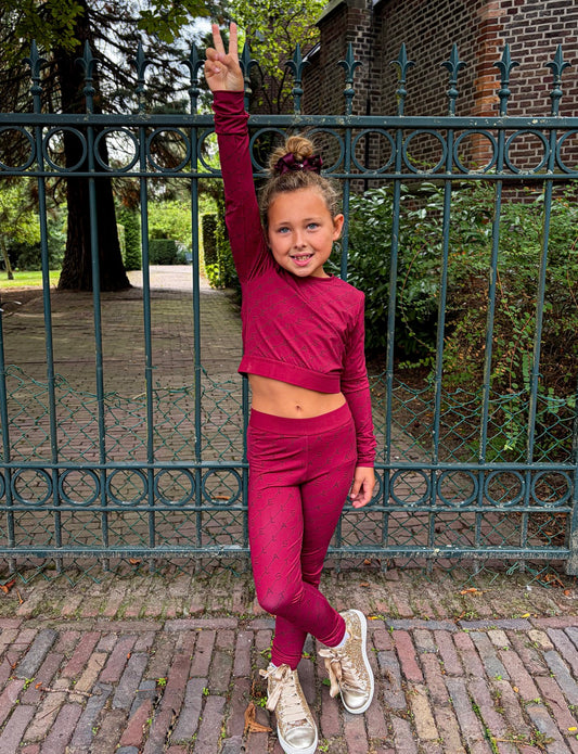 Set Bordeaux Meisjes - Stella McCartny