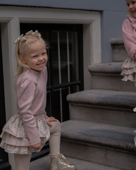 Bloomer Pink Tartan - Petite Zara