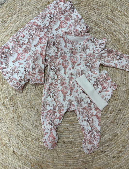 Set Toile Africa Pink - My Little Pie