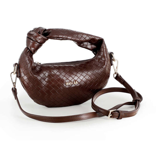 Tas Gevlochten Choco - Abel & Lula