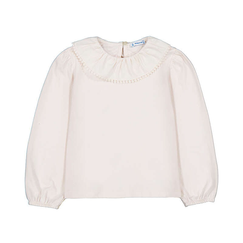 Ruffled Neckline blouse