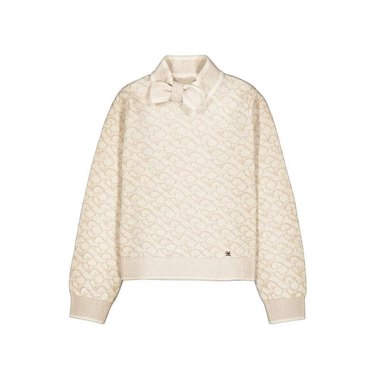 Trui Beige Strik Meisje - Abel & Lula