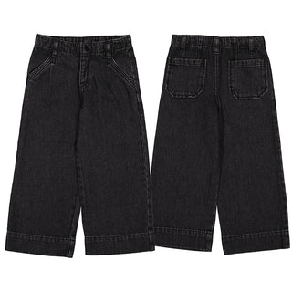 Jeans Wide Leg Black - Mayoral
