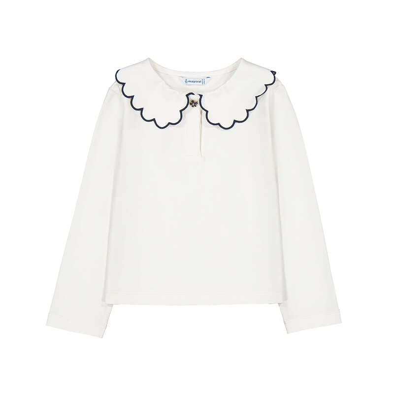 Shirt Meisje Wave ivoor - Mayoral