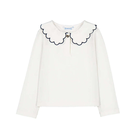 Shirt Meisje Wave ivoor - Mayoral
