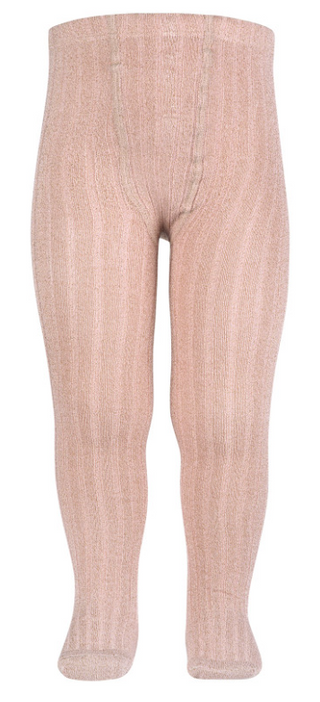 Condor Tights Bright Rib - Old Rose