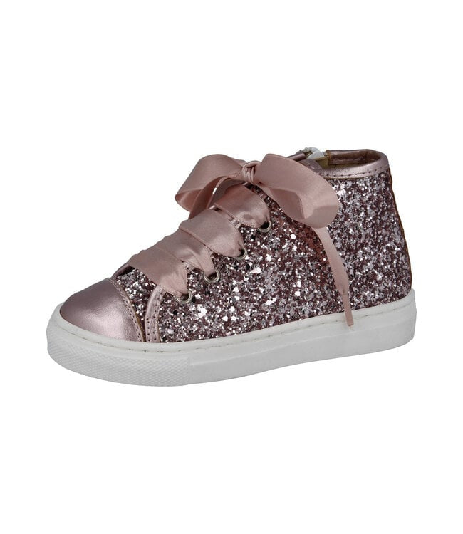 Hoge Sneaker Glitter Roze - Andanines