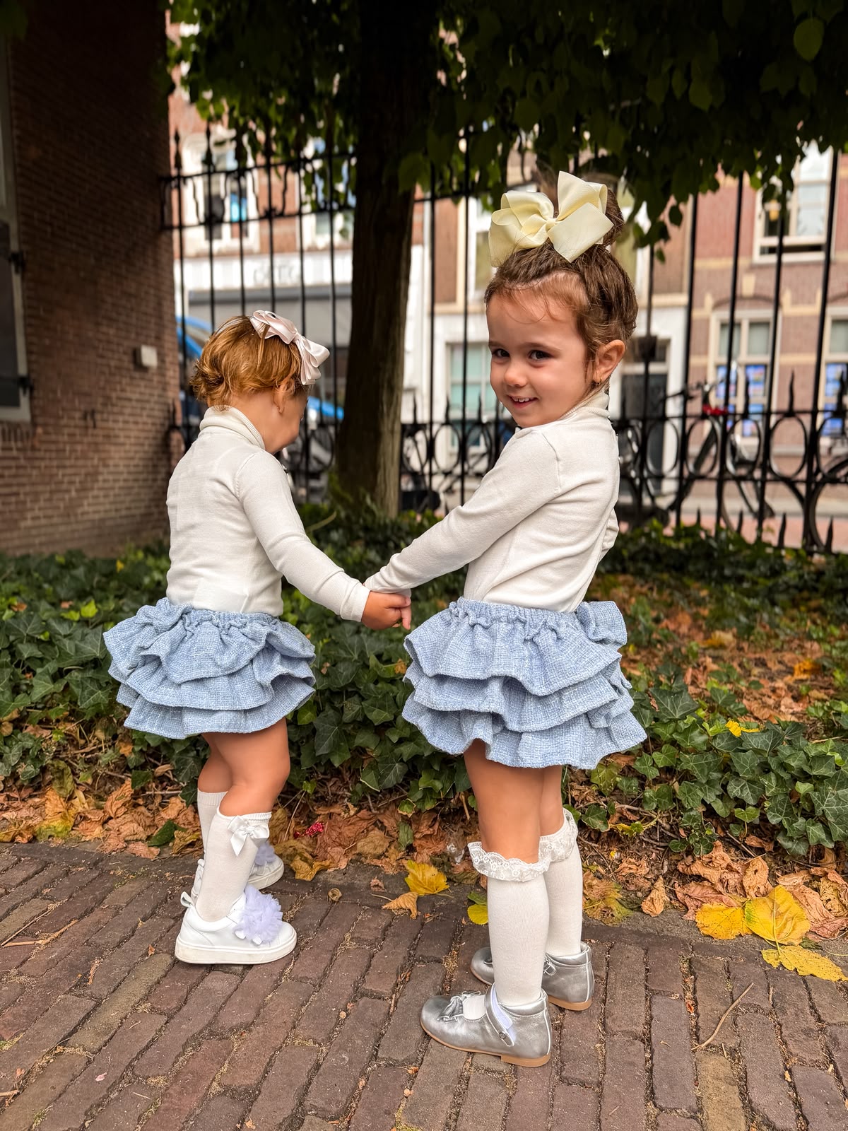 Bloomer Blauw Tweed Meisjes - petite Zara