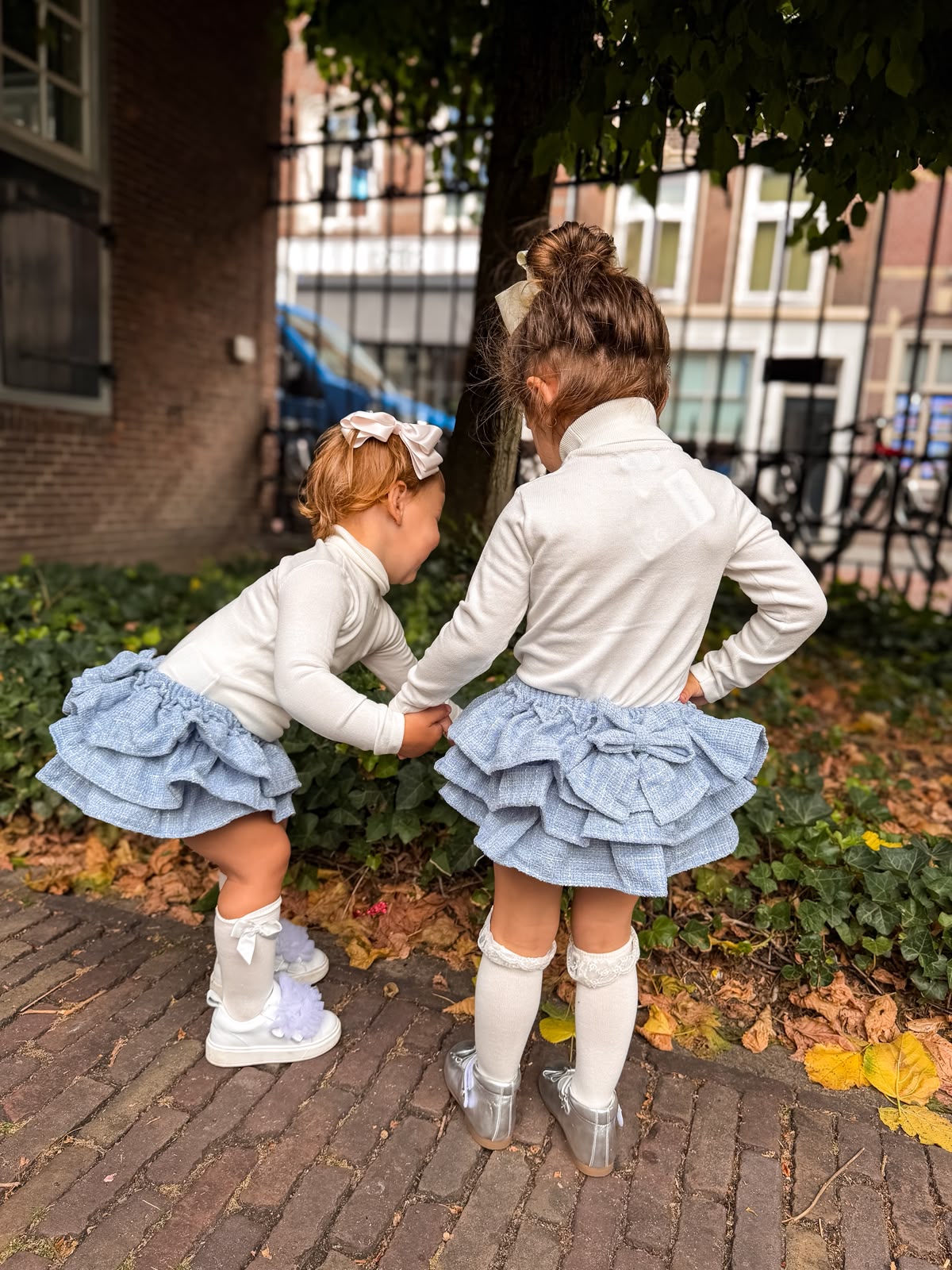 Bloomer Blauw Tweed Meisjes - petite Zara