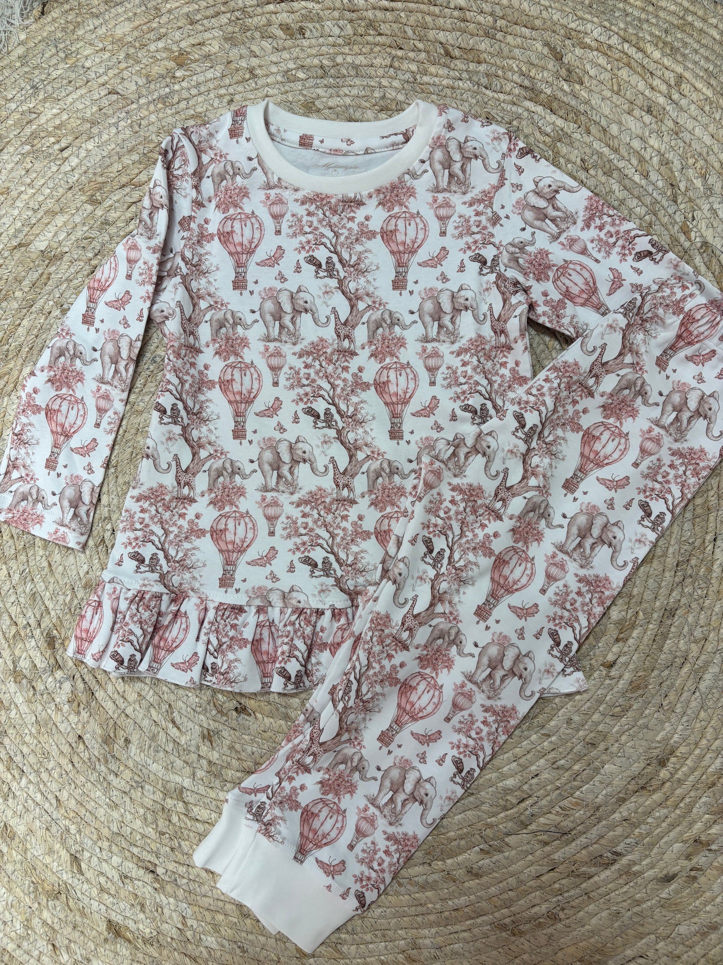 Pyjama Toile Africa Pink - My Little Pie