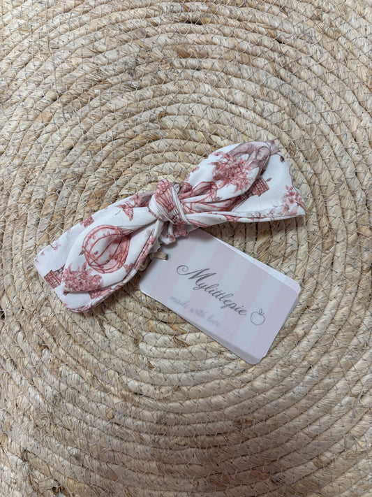Hairbow Toile Africa Pink - My Little Pie