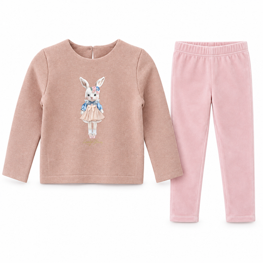 Set Meisjes Glitter Konijn - Lapinhouse