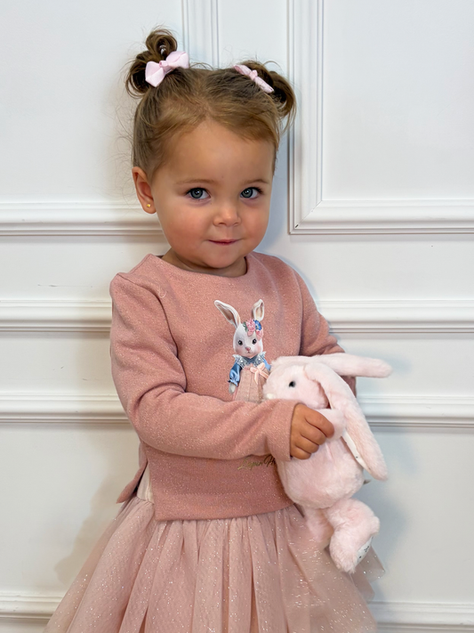 Jurk Meisjes Glitter Roos - Lapinhouse
