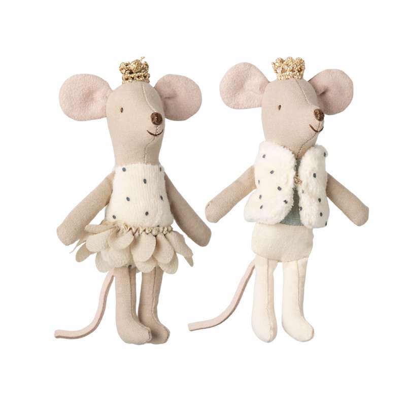 Royal twin mice in matchbox - Maileg