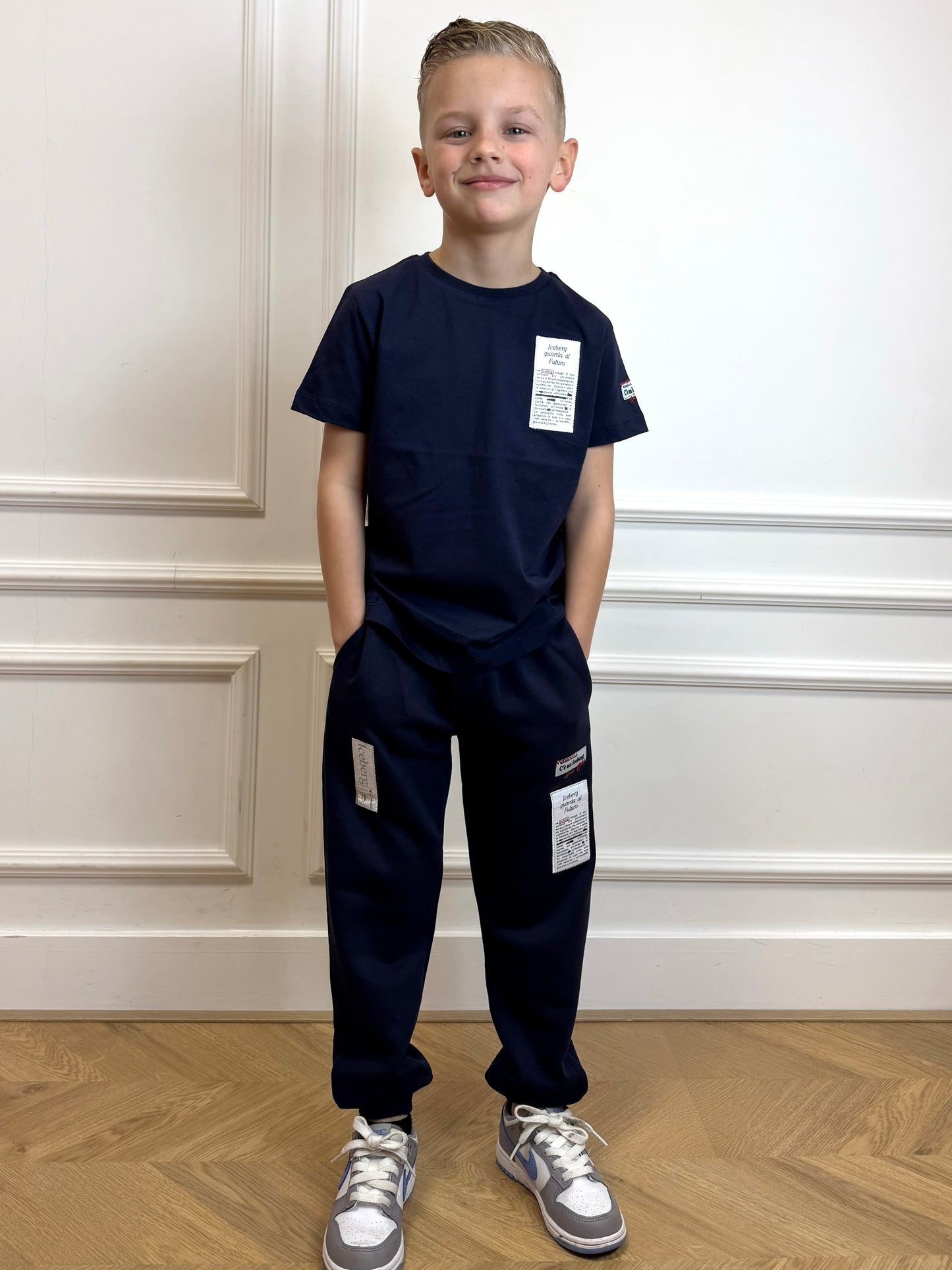 Set Text Navy - Iceberg