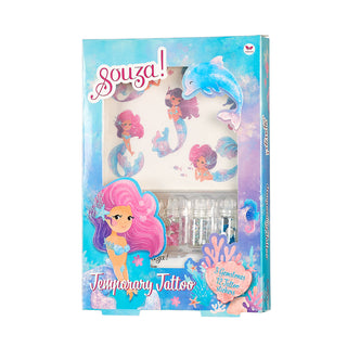 Glitter Tattoo Set Zeemeermin - Souza