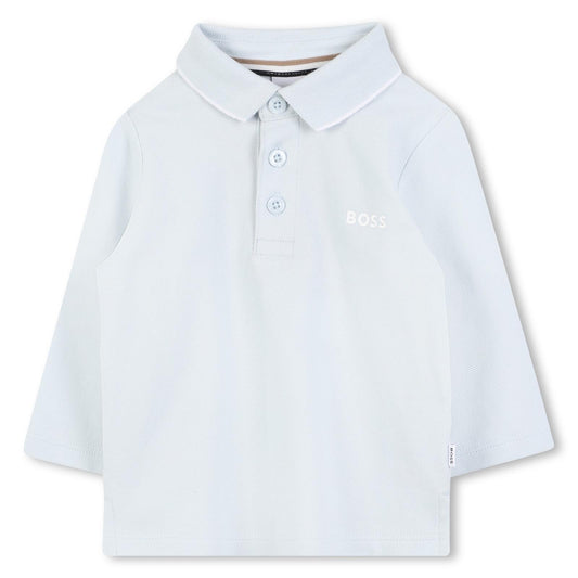 Polo Long Sleeve Sky Blue - Boss