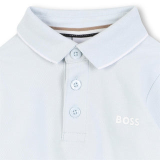 Polo Long Sleeve Sky Blue - Boss