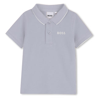 Polo Korte Mouwen Licht Blauw - Boss
