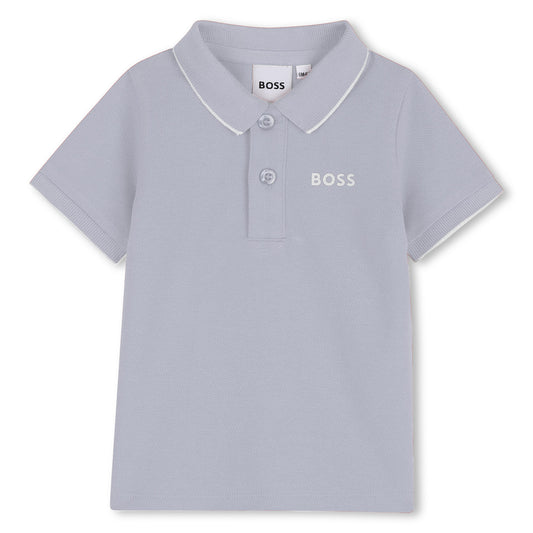 Polo Korte Mouwen Licht Blauw - Boss