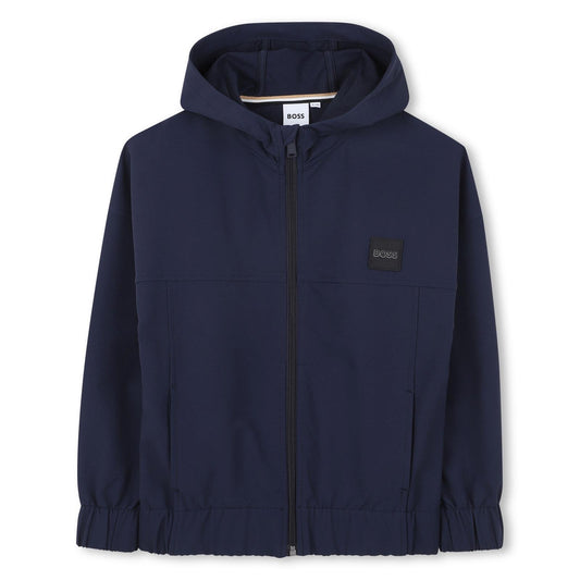 Hooded Cardigan Navy - Boss