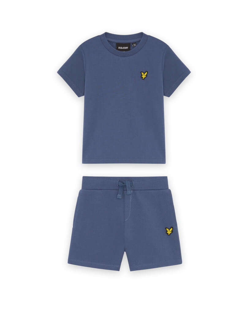 T-Shirt & Short Dark Cornflower - Lyle & Scott